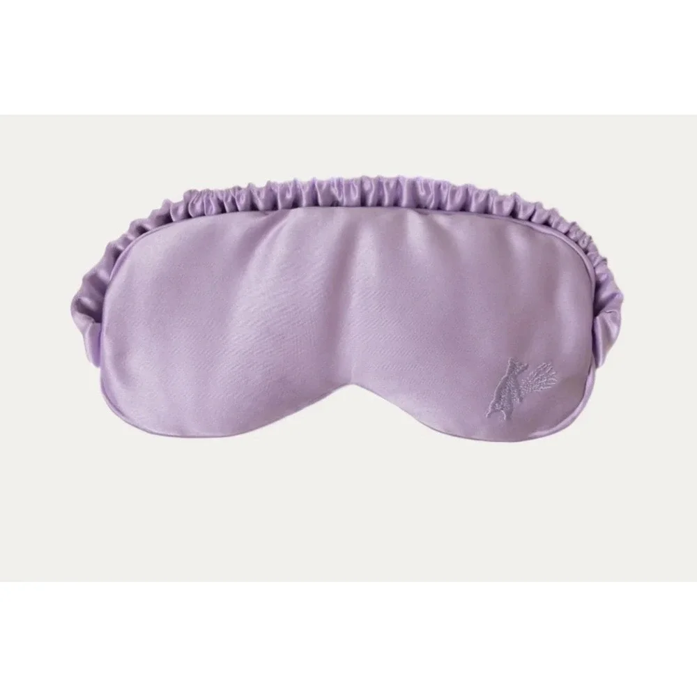 123 Farm Lavender Eye Mask Satin Warm Cold Therapy Cassia Seeds Relaxation